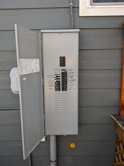 outdoor electrical breaker box|outdoor breaker box with outlets.